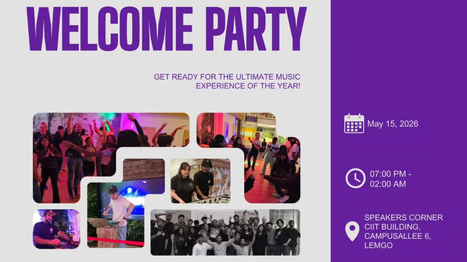 Welcome Party